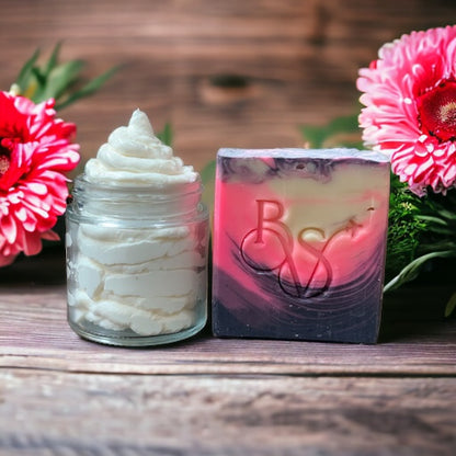 Parisian Bouquet Soap & Luxe Body Creme Set